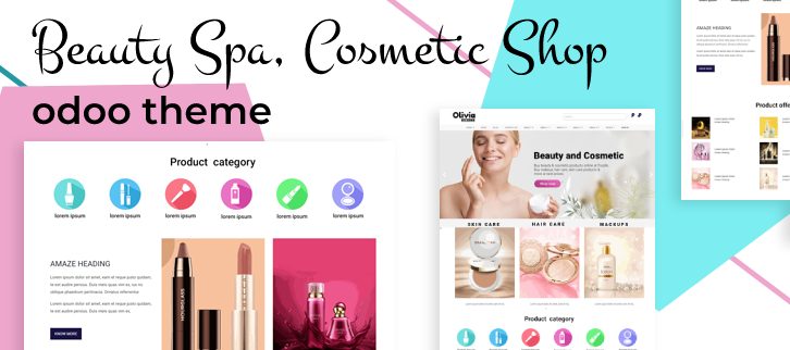 odoo themes for beauty spa shop, beauty products odoo themes, odoo ecommerce store