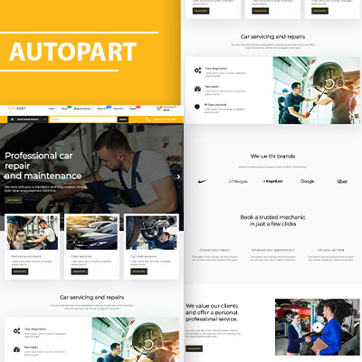 Auto-part wordpress theme