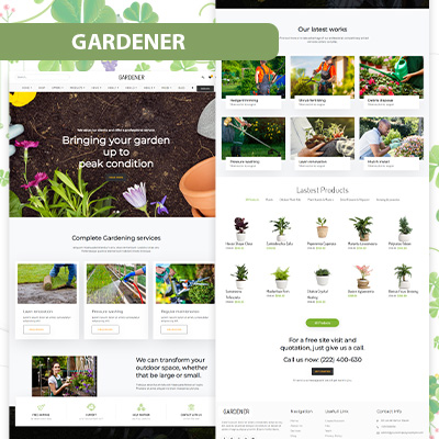 Gardener wordpress theme