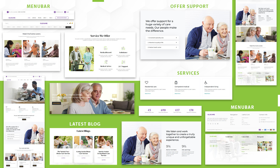 Old-care wordpress theme