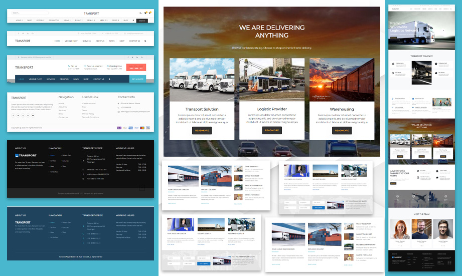 Transport wordpress theme