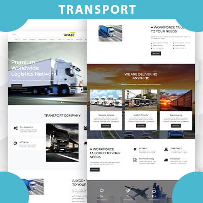 transport wordpress theme