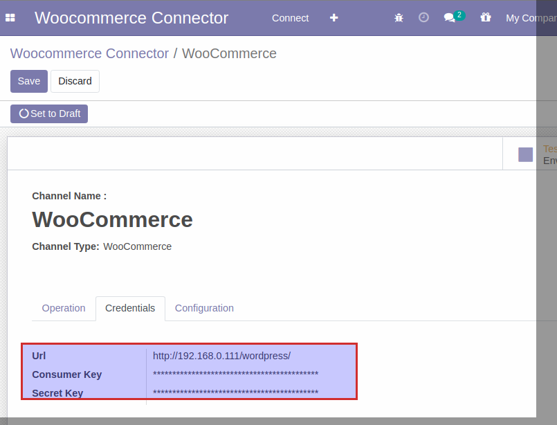 Odoo for WooCommerce