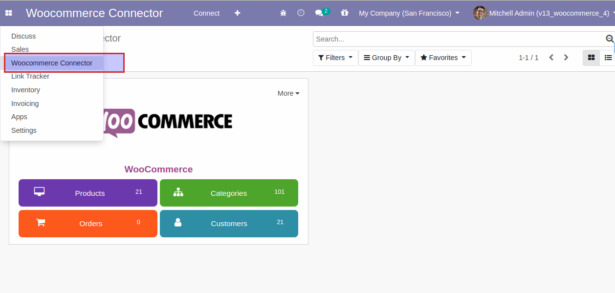 Amazing Odoo Woocommerce Connector Module