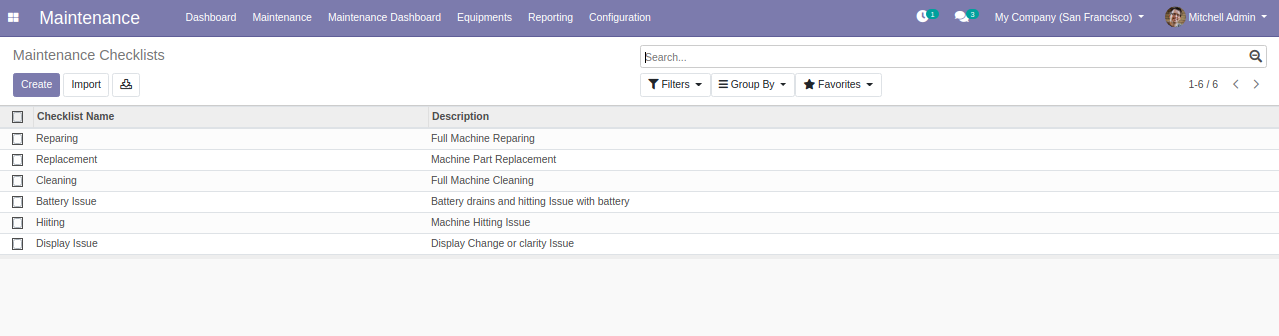 MRO Module in odoo